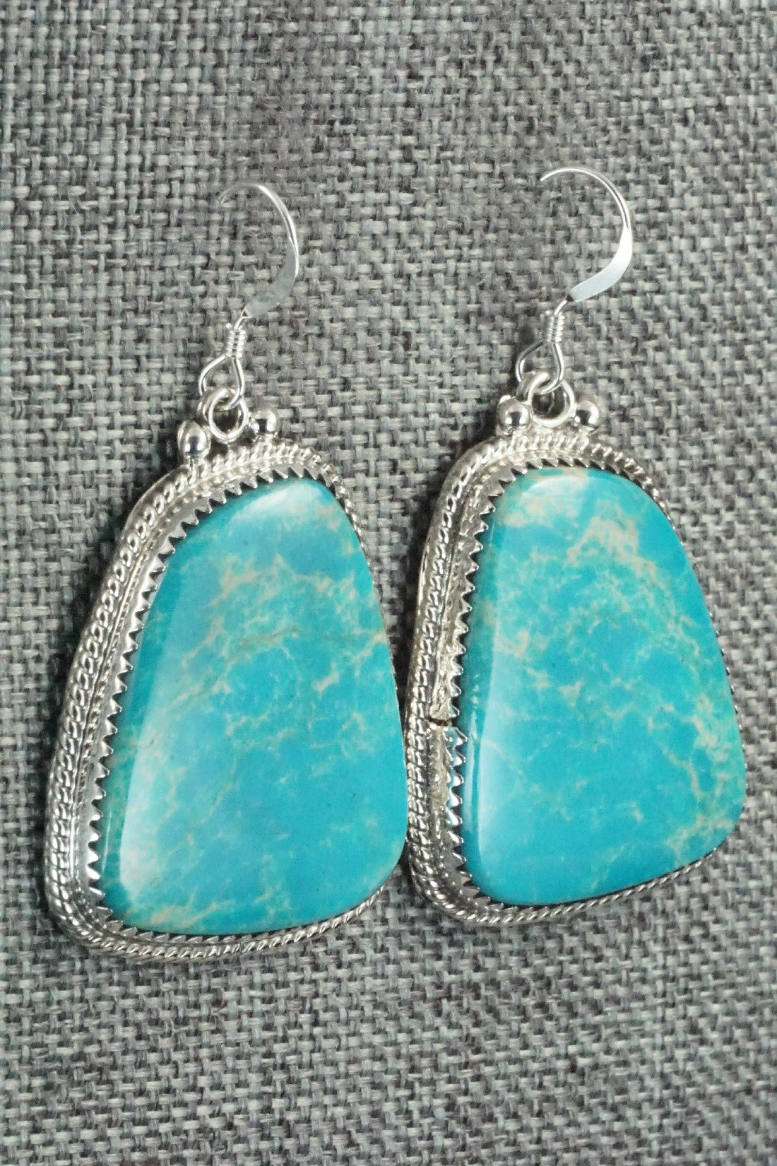 Turquoise and Sterling Silver Earrings - Sharon McCarthy