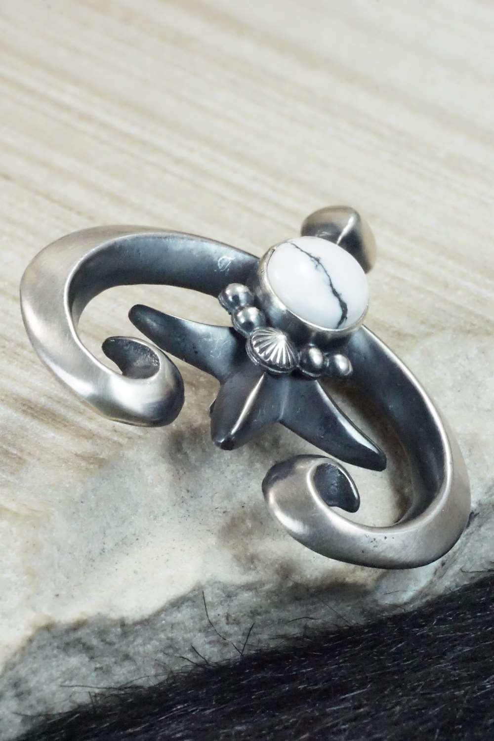 White Buffalo & Sterling Silver Pendant - Michael Bitsie
