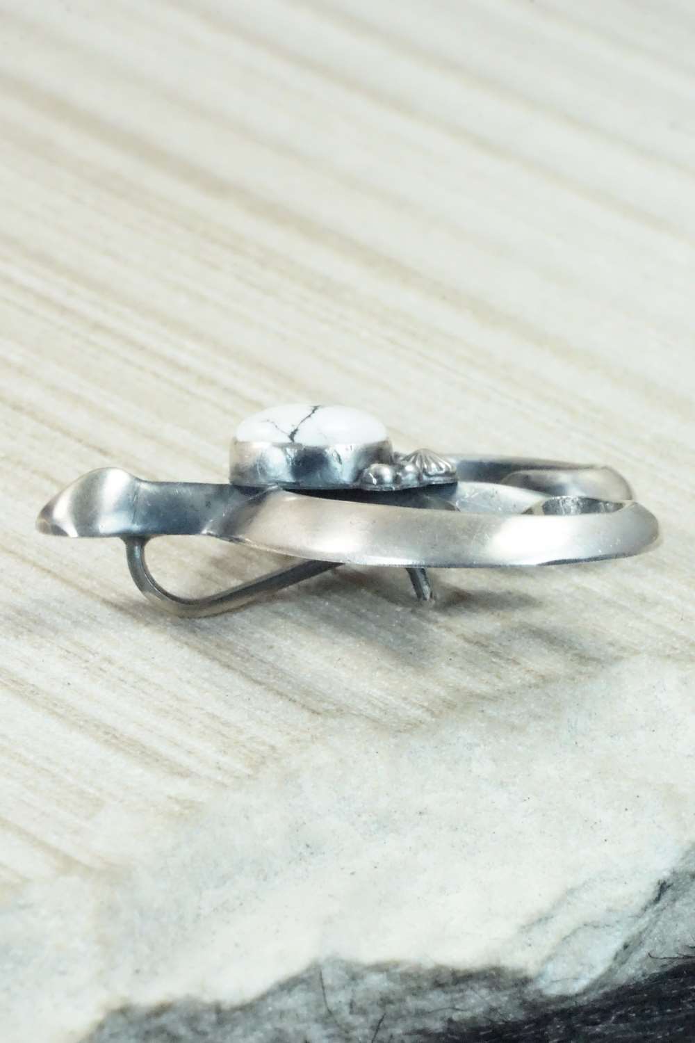 White Buffalo & Sterling Silver Pendant - Michael Bitsie