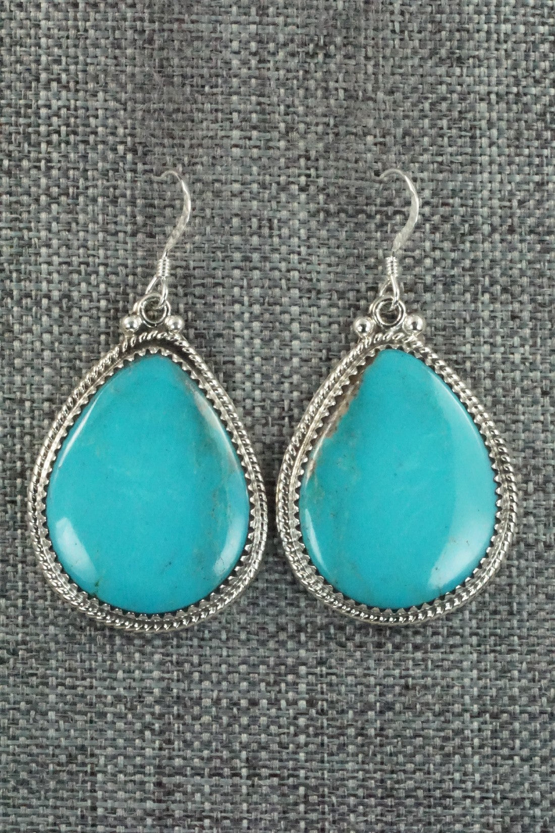 Turquoise and Sterling Silver Earrings - Sharon McCarthy