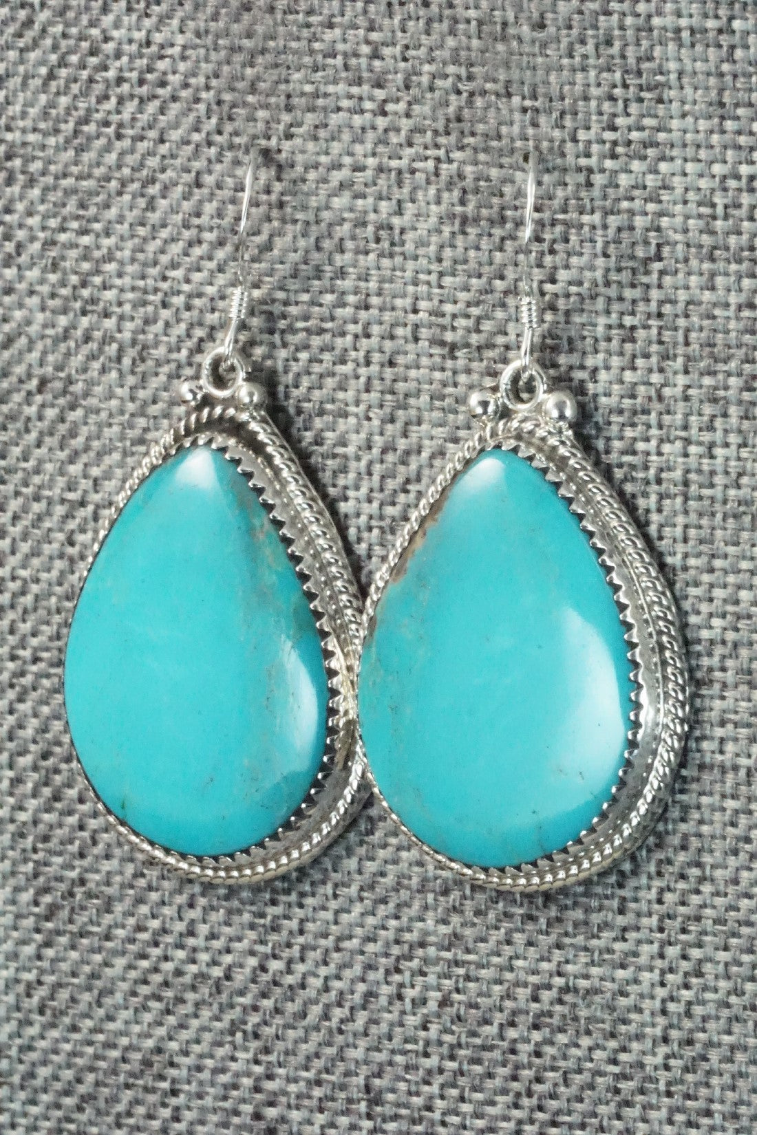 Turquoise and Sterling Silver Earrings - Sharon McCarthy