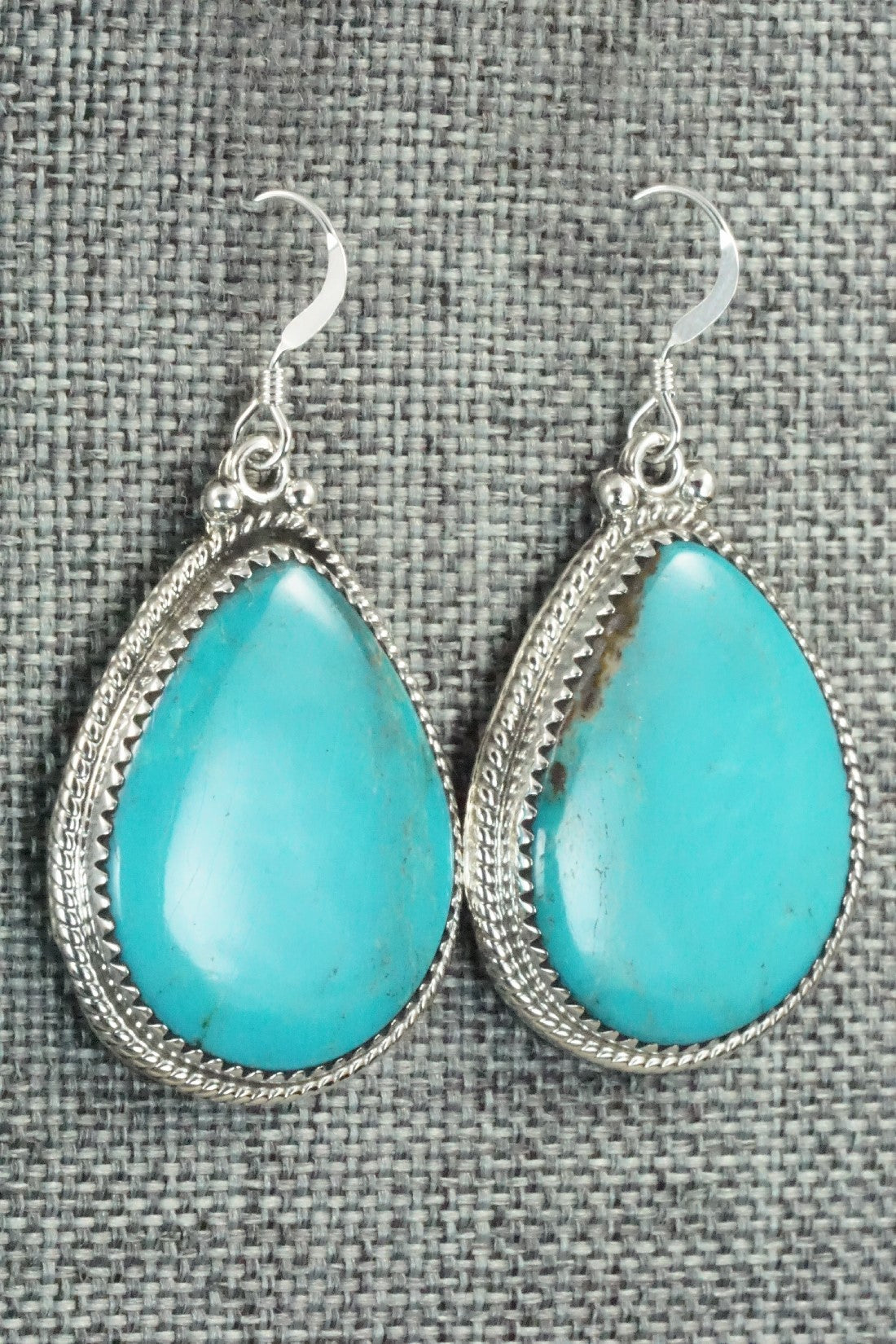 Turquoise and Sterling Silver Earrings - Sharon McCarthy