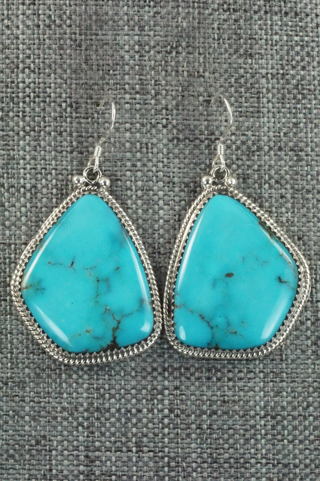Turquoise and Sterling Silver Earrings - Sharon McCarthy