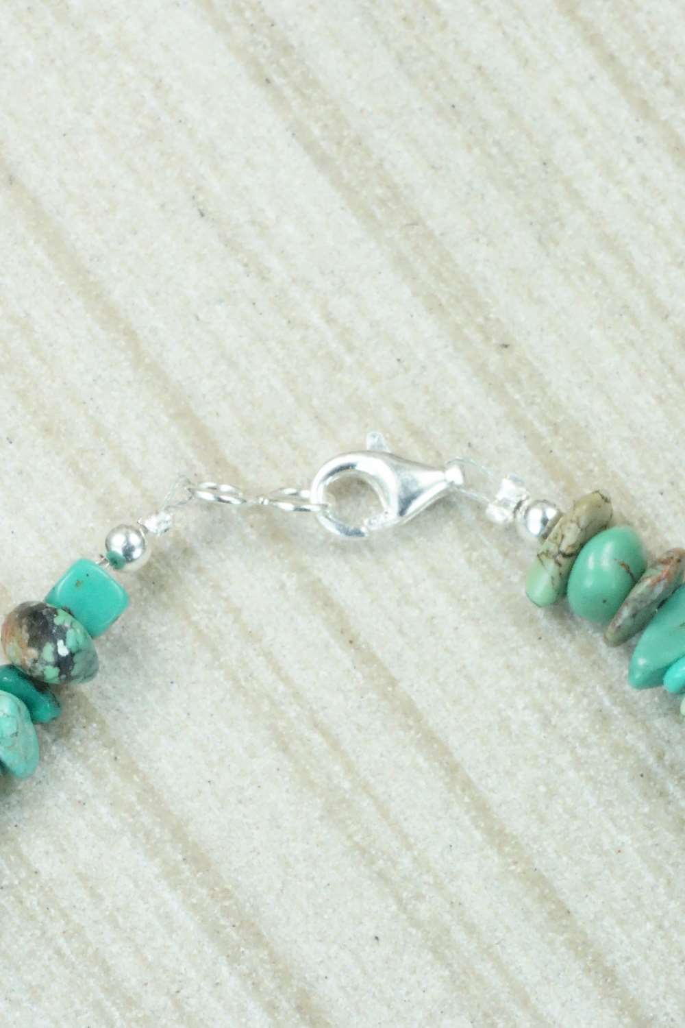 Turquoise & Sterling Silver Bracelet - Doreen Jake