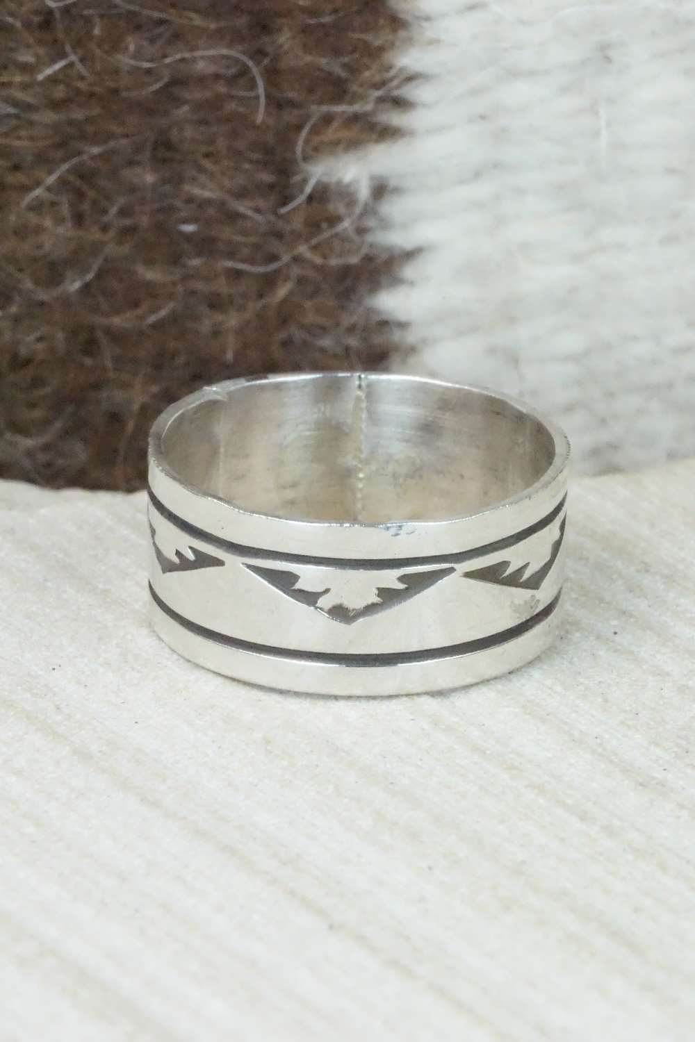 Sterling Silver Ring - Rick Enriquez - Size 11.75