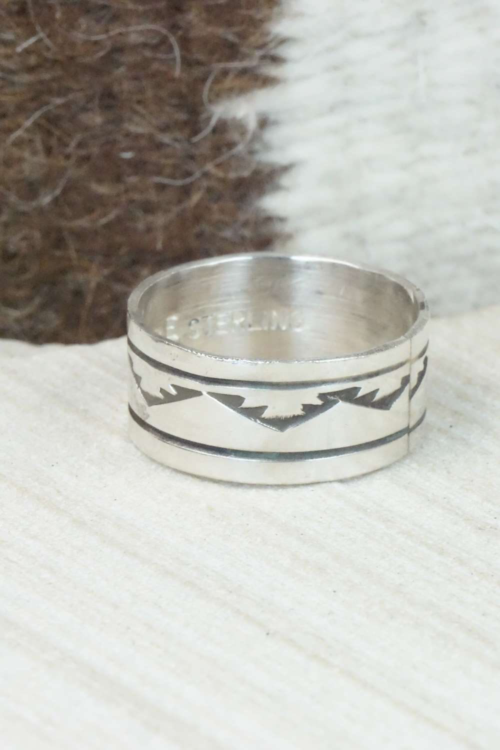 Sterling Silver Ring - Rick Enriquez - Size 11.75