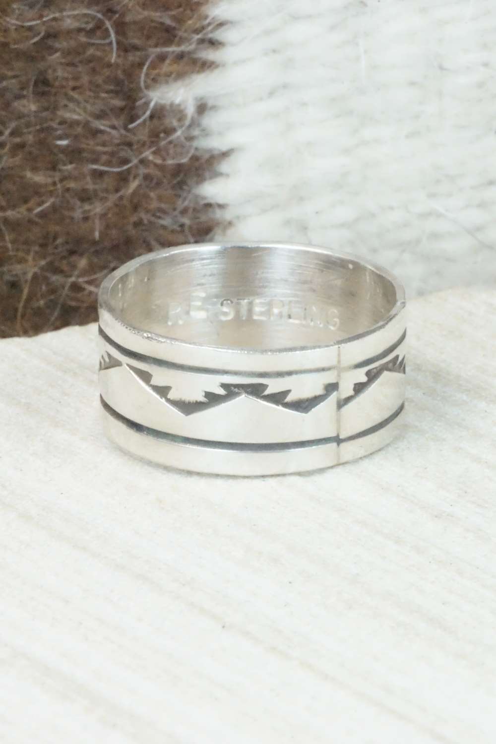 Sterling Silver Ring - Rick Enriquez - Size 11.75