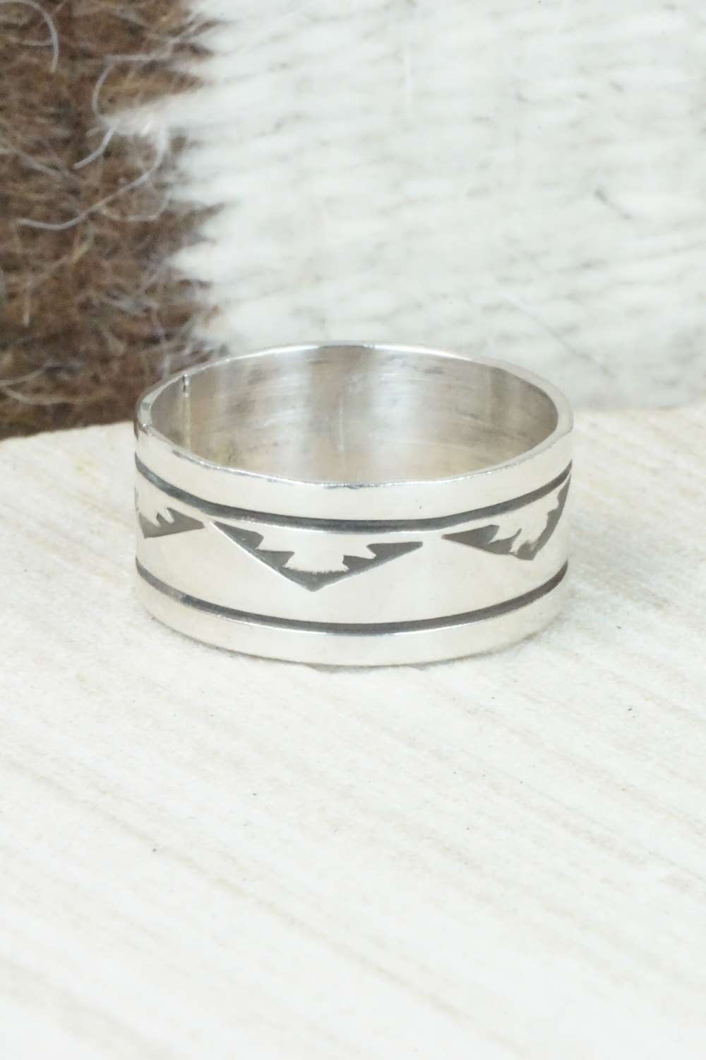 Sterling Silver Ring - Rick Enriquez - Size 11.75