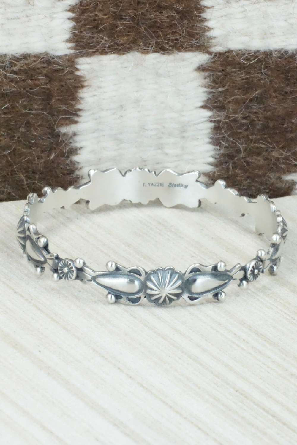 Sterling Silver Bangle - Tim Yazzie