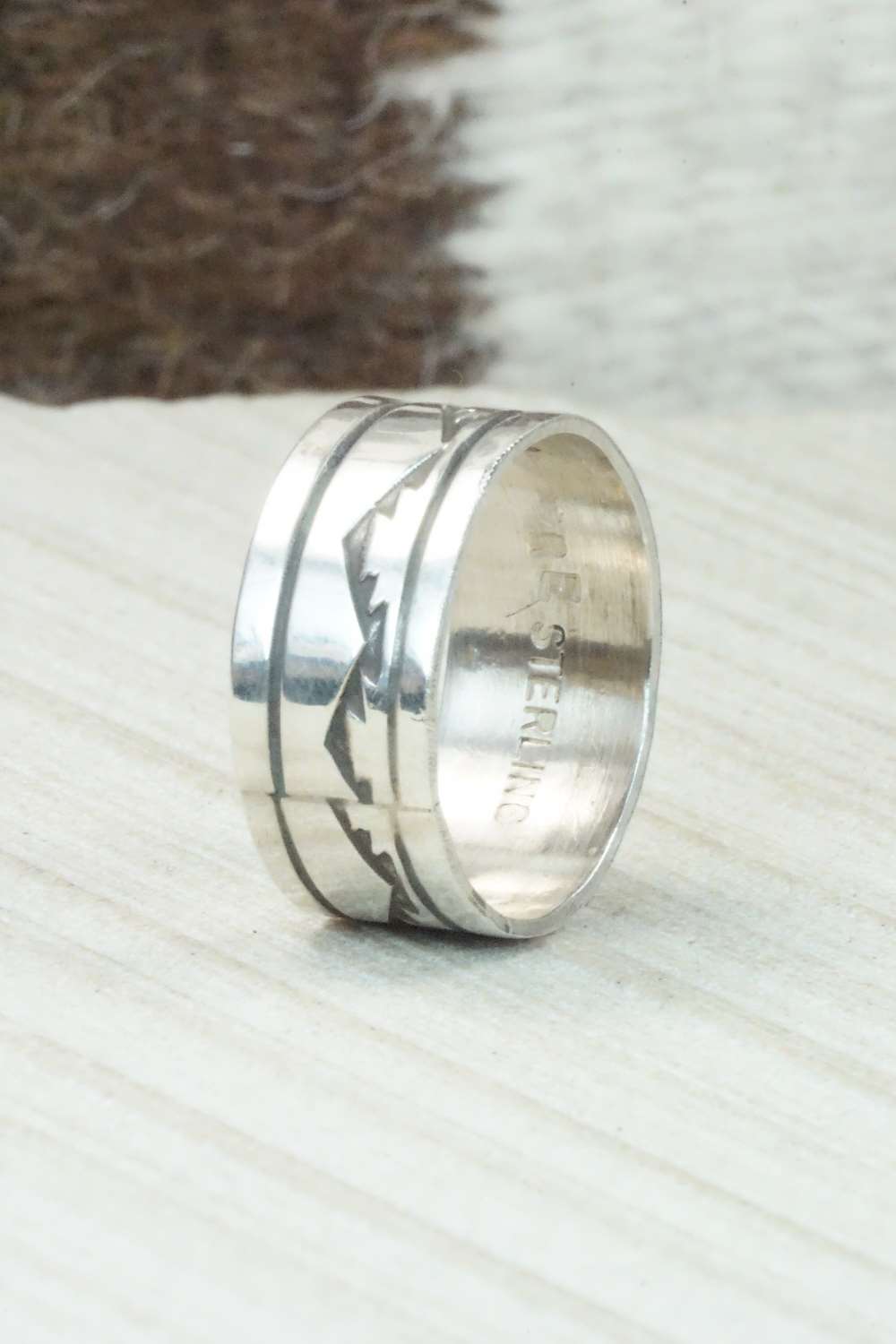Sterling Silver Ring - Rick Enriquez - Size 11.75