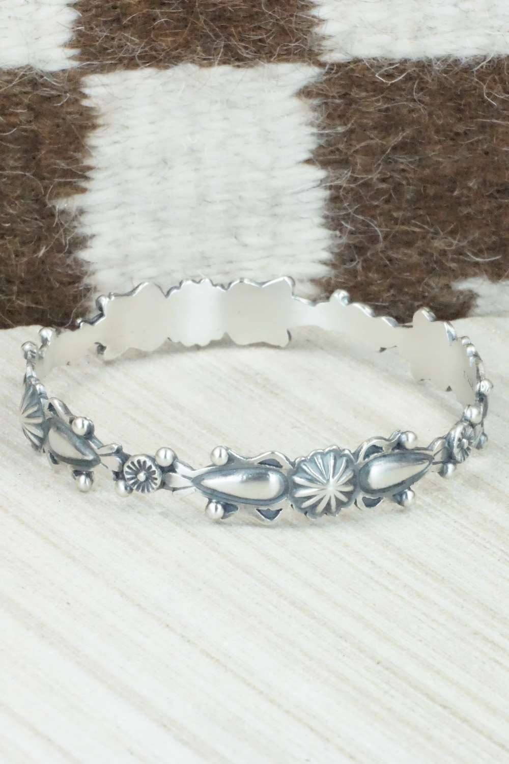 Sterling Silver Bangle - Tim Yazzie