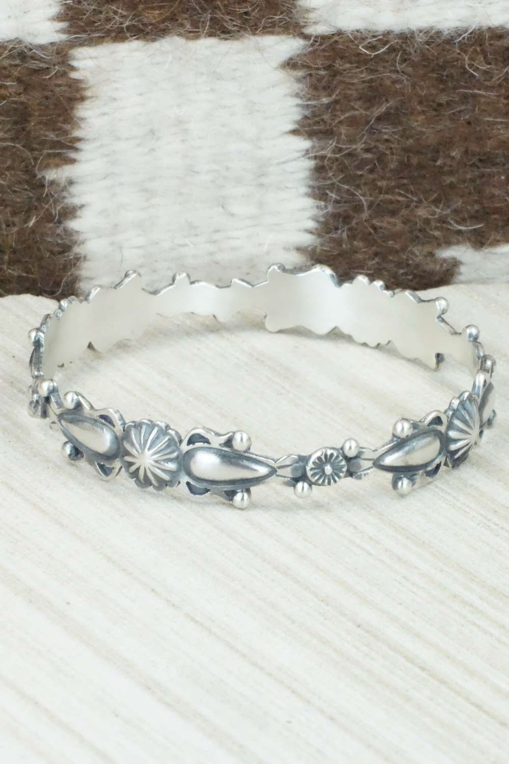 Sterling Silver Bangle - Tim Yazzie