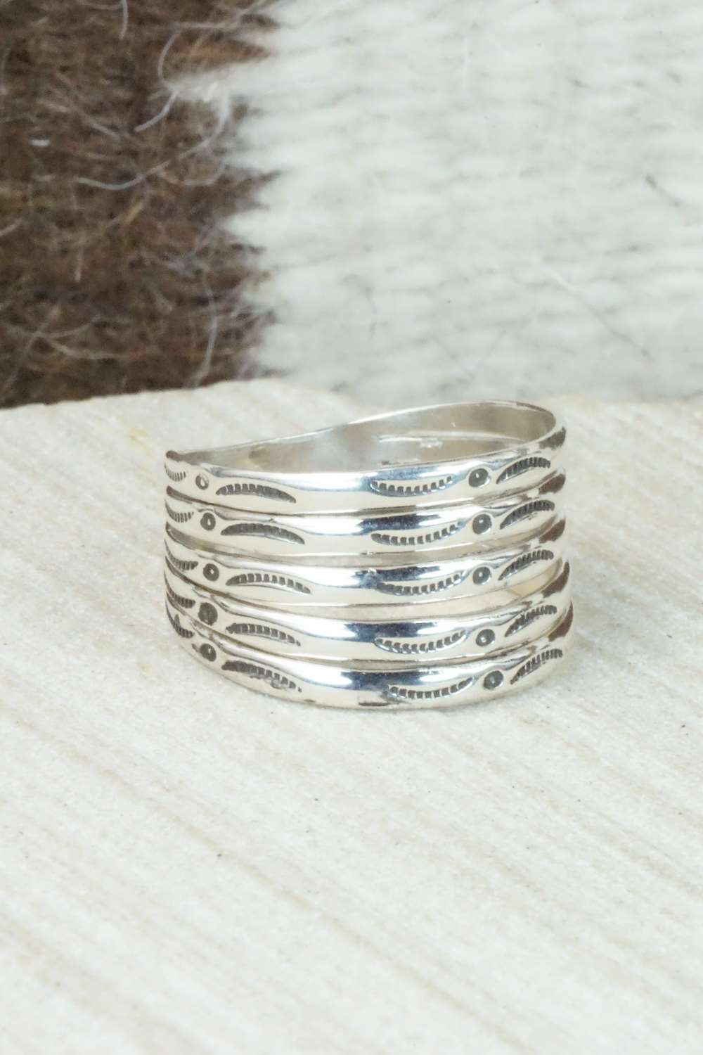 Sterling Silver Ring - Raymond Coriz - Size 10