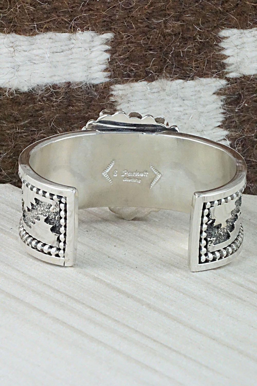 Turquoise, Lapis & Sterling Silver Bracelet - Sandra Parkett