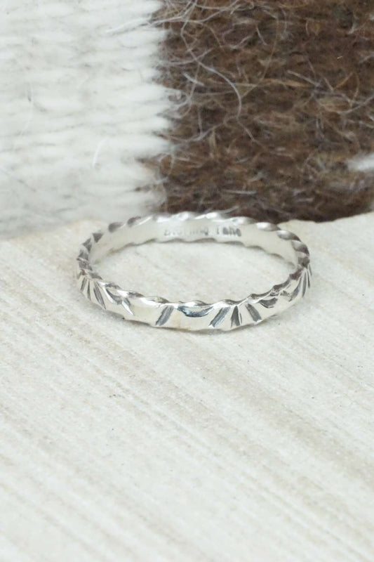 Sterling Silver Ring - Elaine Tahe - Size 12