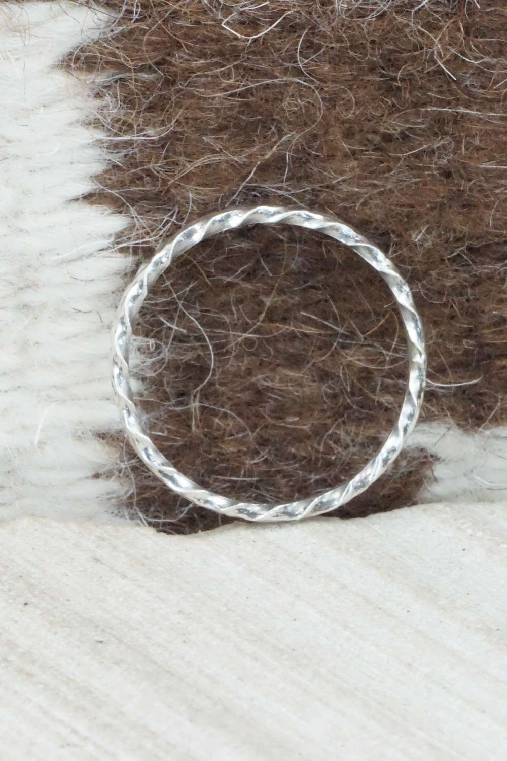 Sterling Silver Ring - Elaine Tahe - Size 12