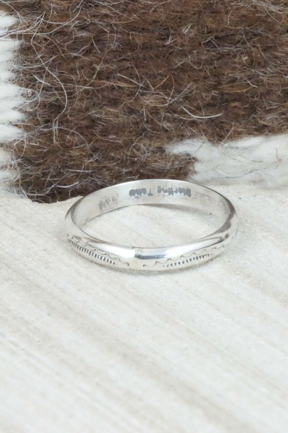 Sterling Silver Ring - Elaine Tahe - Size 10