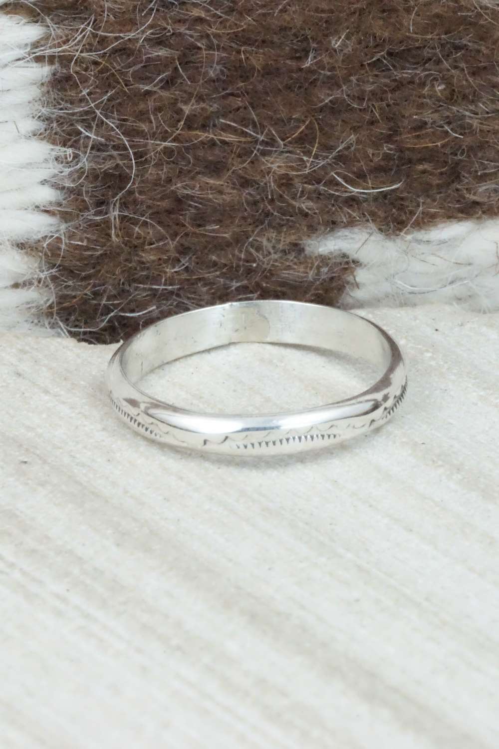Sterling Silver Ring - Elaine Tahe - Size 10