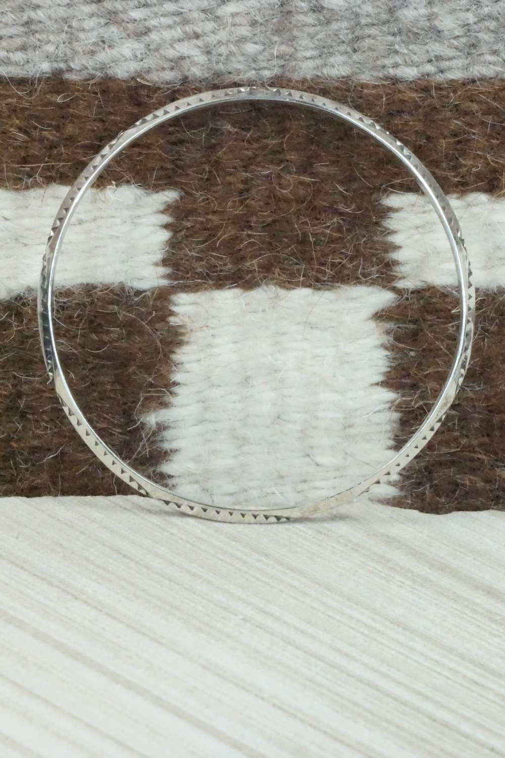 Sterling Silver Bangle Cuff - Elaine Tahe