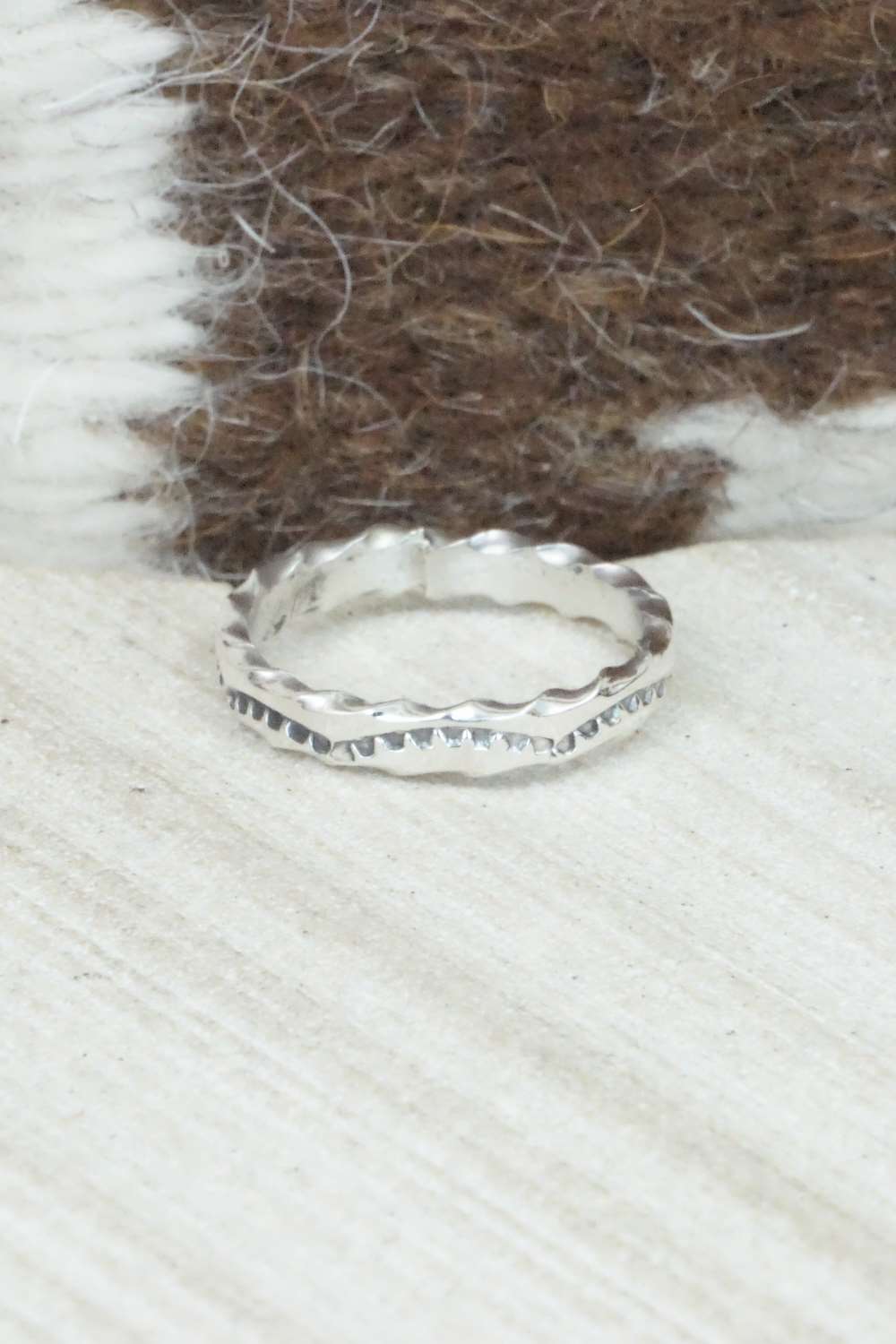Sterling Silver Ring - Elaine Tahe - Size 6
