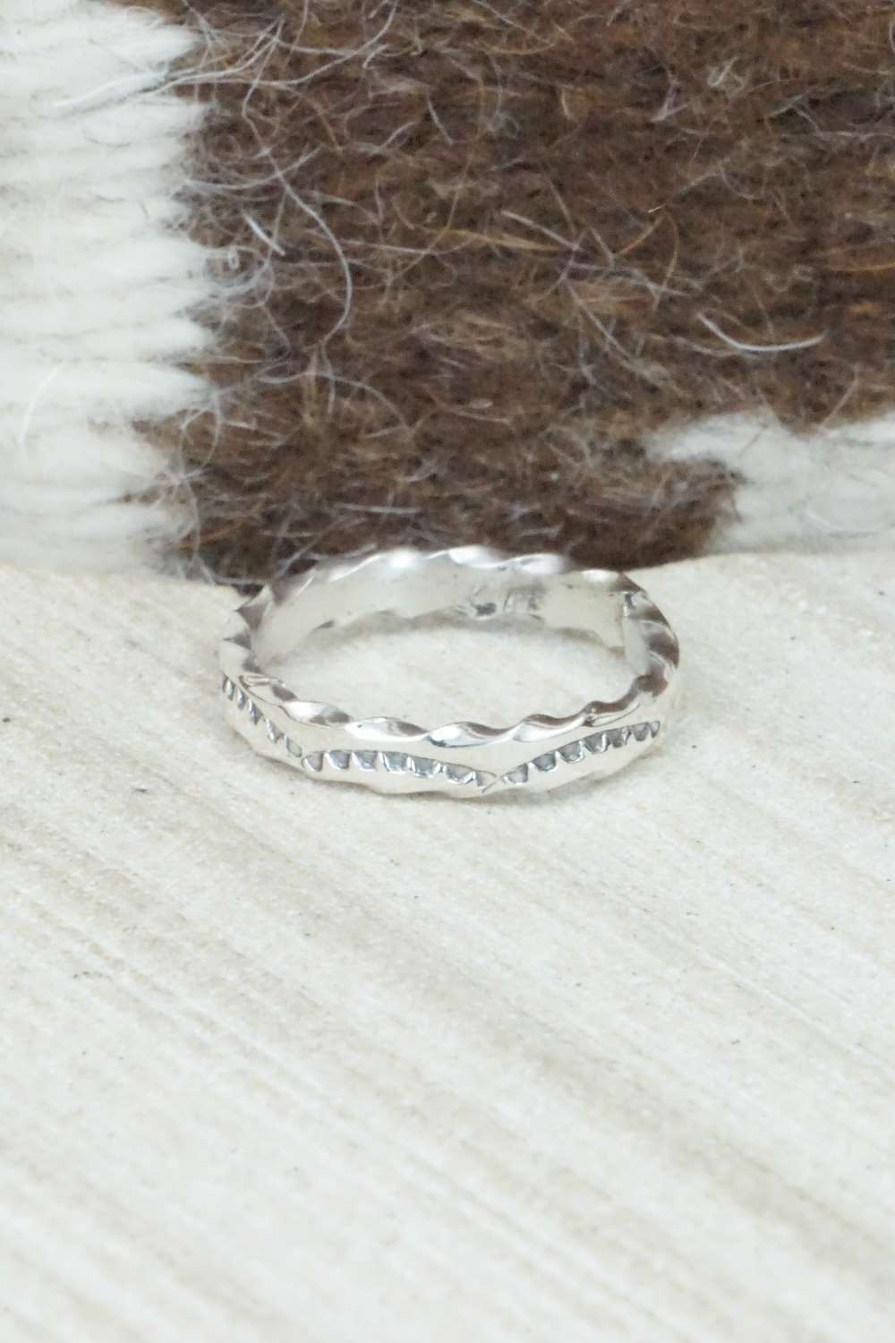 Sterling Silver Ring - Elaine Tahe - Size 6