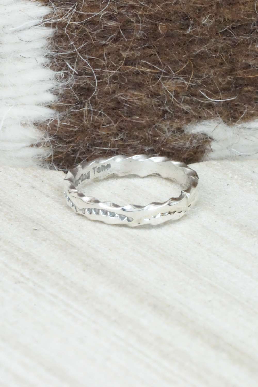 Sterling Silver Ring - Elaine Tahe - Size 6