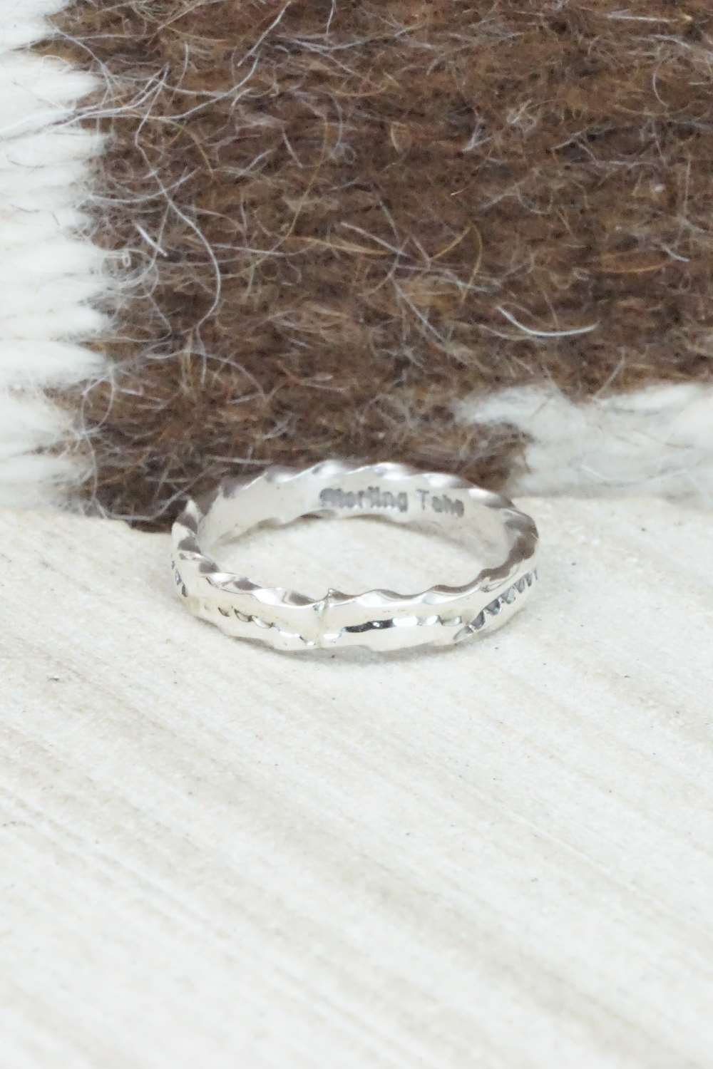 Sterling Silver Ring - Elaine Tahe - Size 6