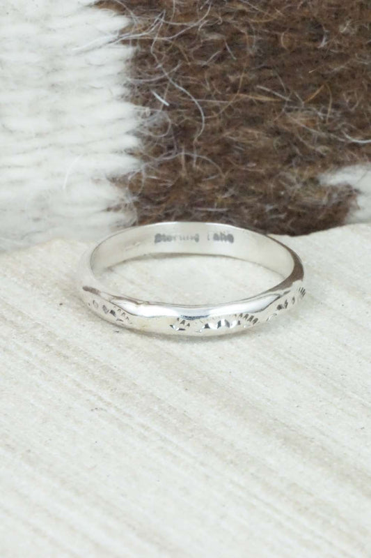 Sterling Silver Ring - Elaine Tahe - Size 11