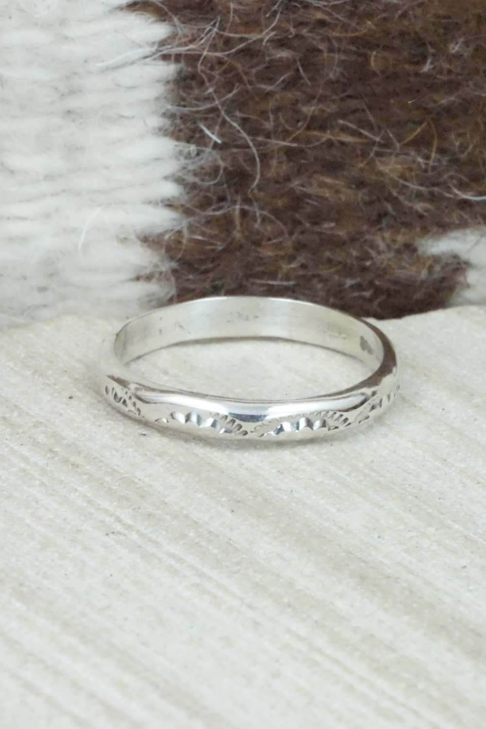 Sterling Silver Ring - Elaine Tahe - Size 11