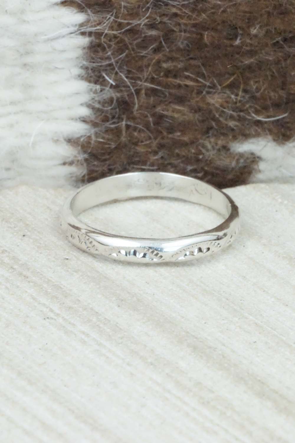 Sterling Silver Ring - Elaine Tahe - Size 11