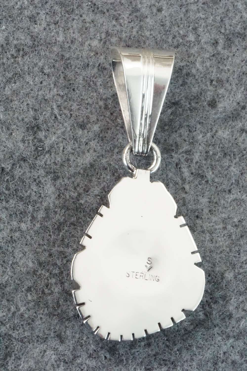 Turquoise & Sterling Silver Pendant - Samuel Yellowhair