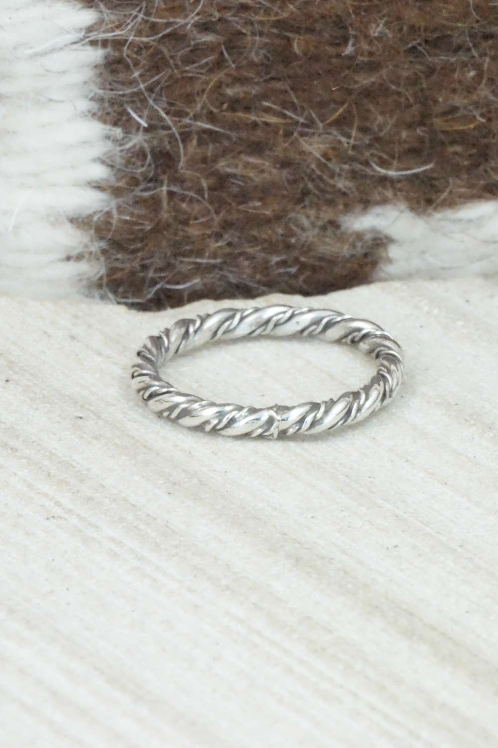Sterling Silver Ring - Elaine Tahe - Size 6.75