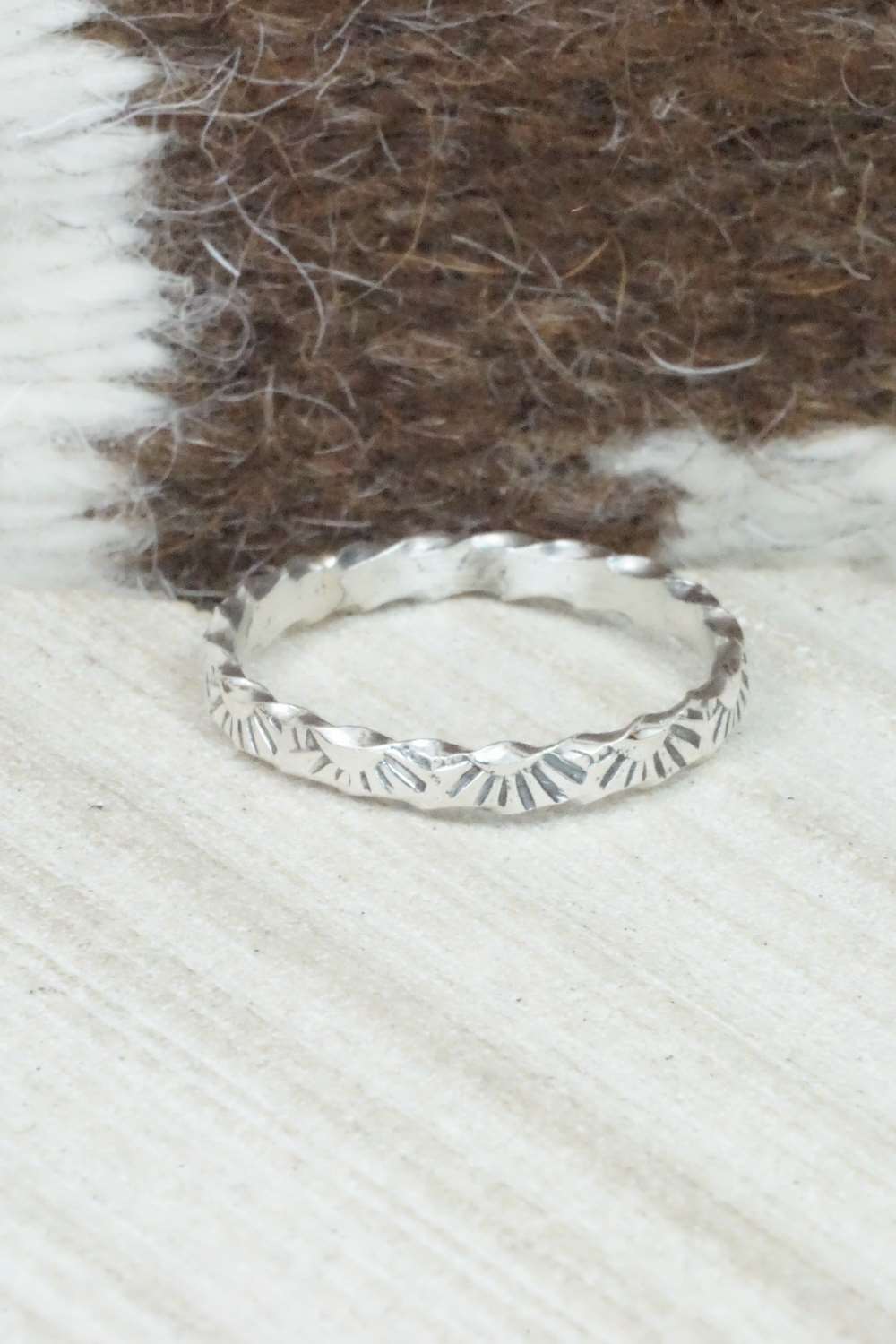 Sterling Silver Ring - Elaine Tahe - Size 11