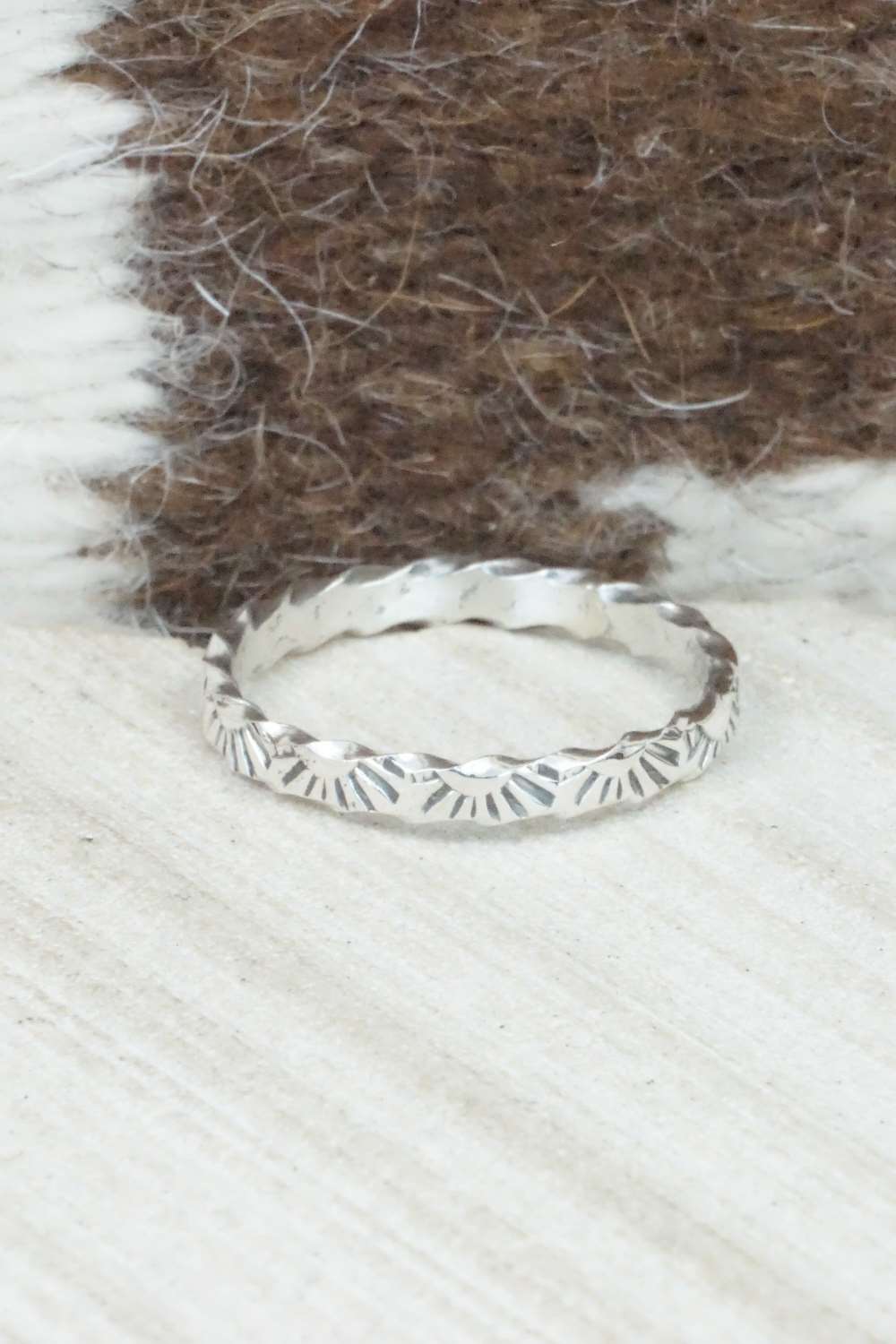 Sterling Silver Ring - Elaine Tahe - Size 11