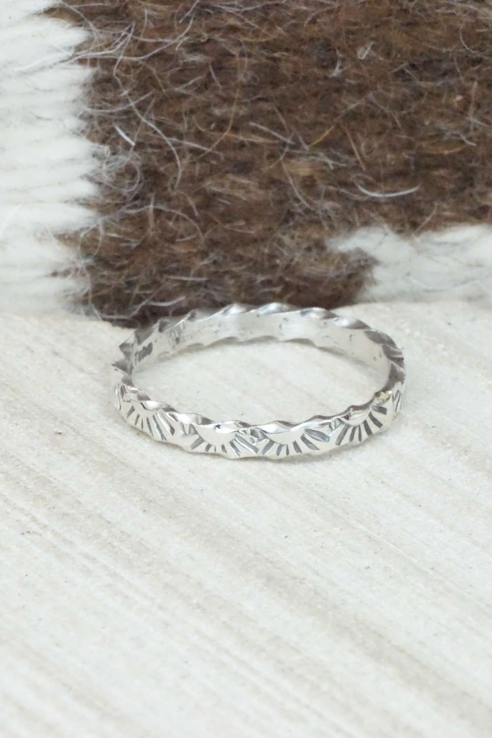 Sterling Silver Ring - Elaine Tahe - Size 11