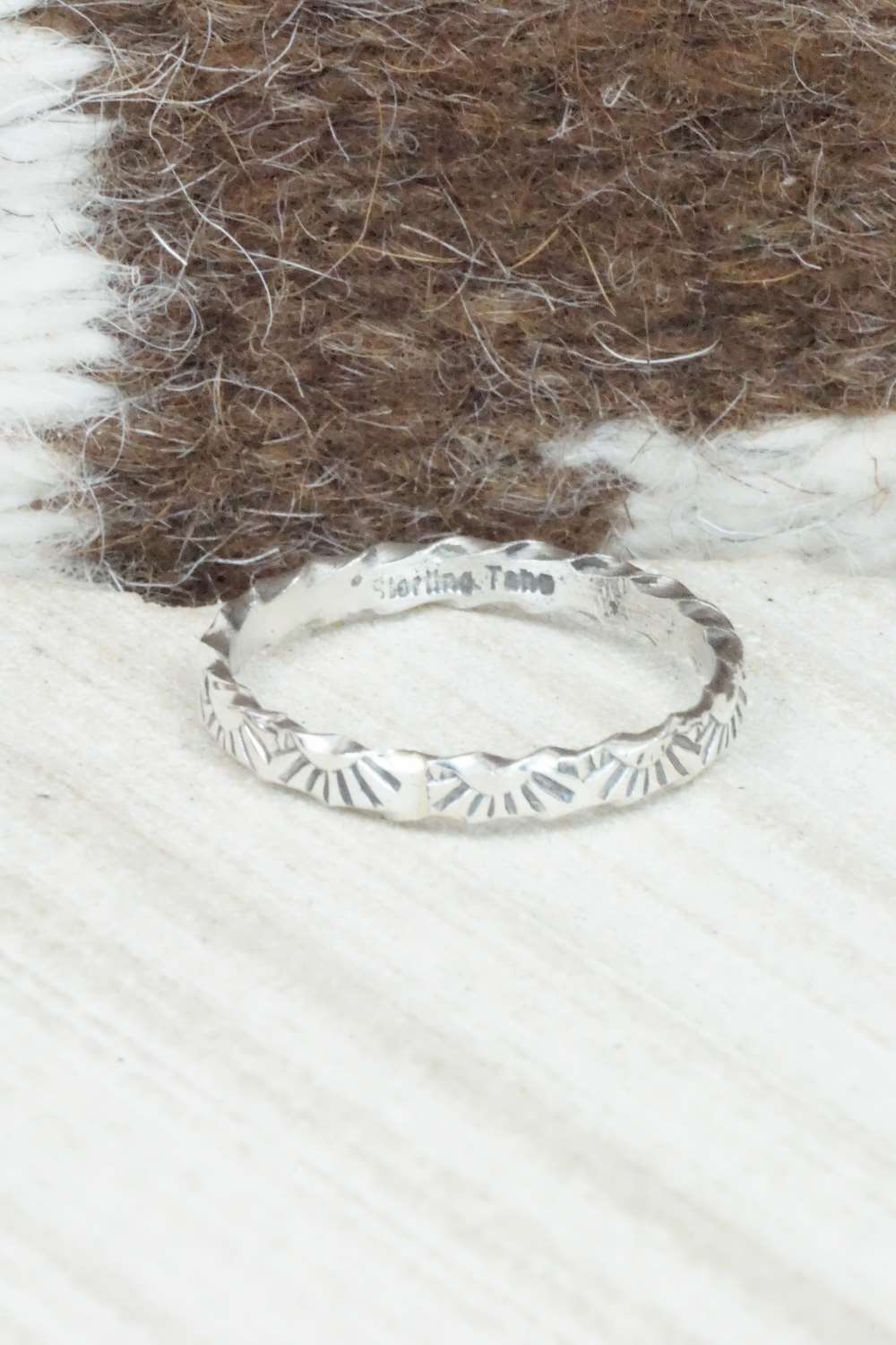 Sterling Silver Ring - Elaine Tahe - Size 11