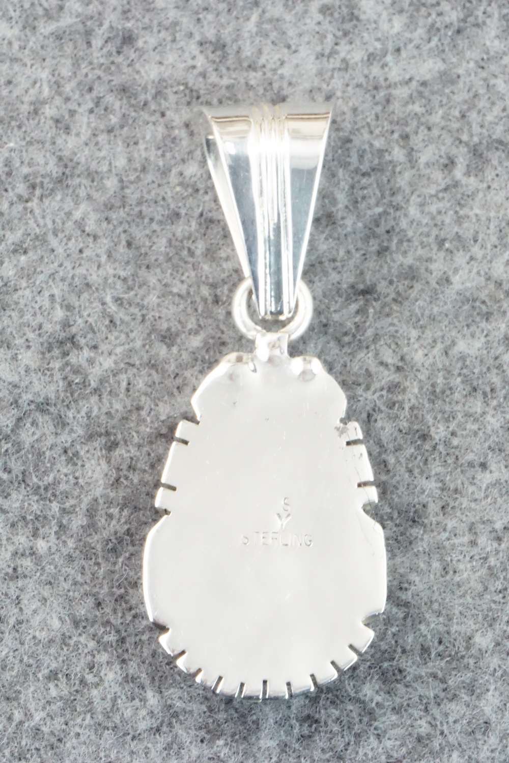 Turquoise & Sterling Silver Pendant - Samuel Yellowhair
