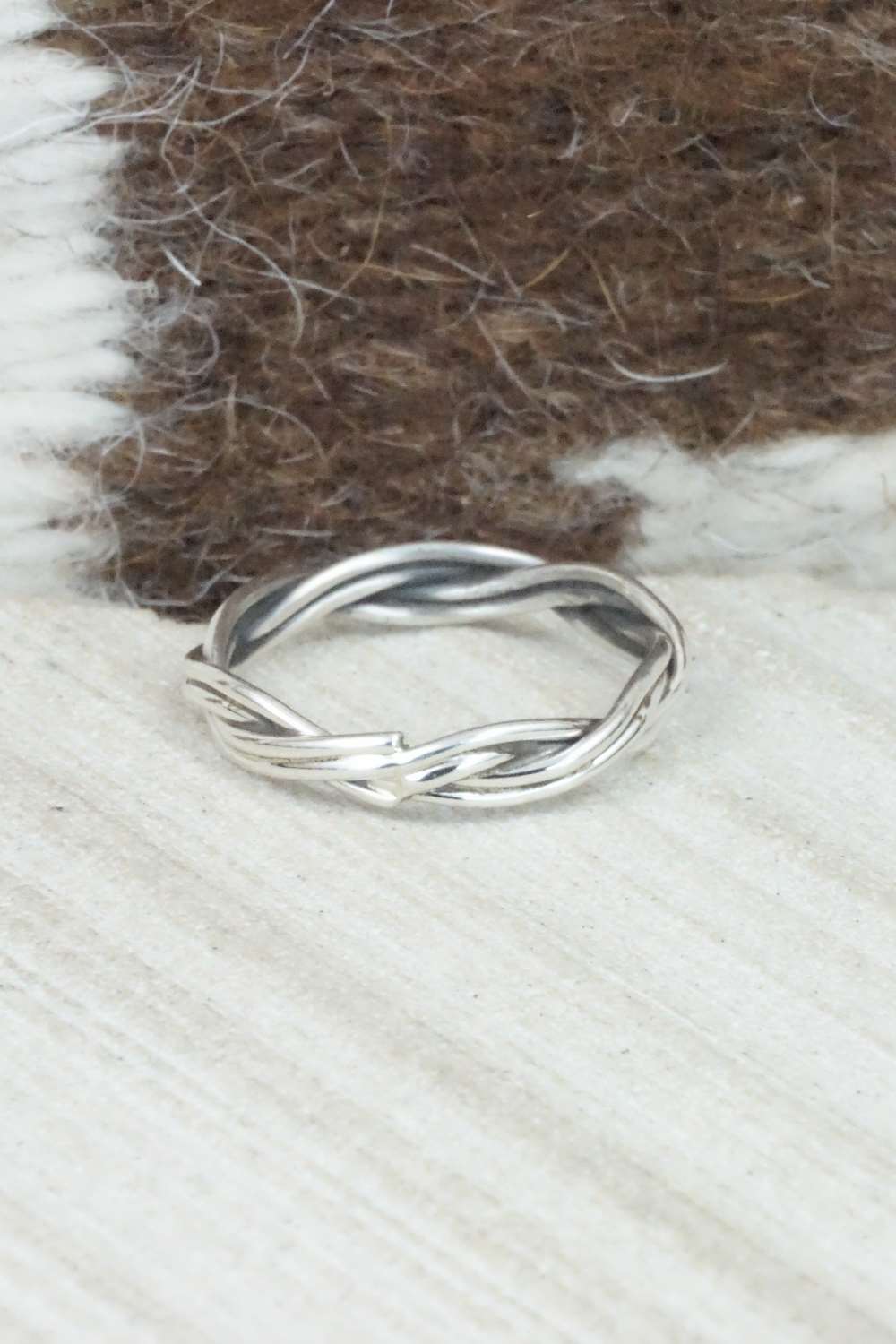 Sterling Silver Ring - Elaine Tahe - Size 8
