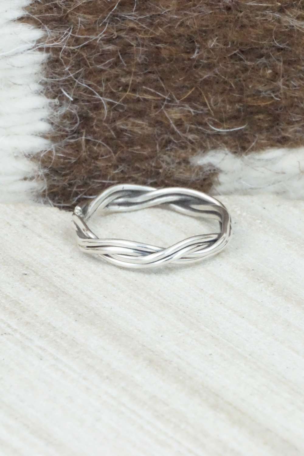Sterling Silver Ring - Elaine Tahe - Size 8