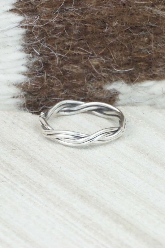 Sterling Silver Ring - Elaine Tahe - Size 8