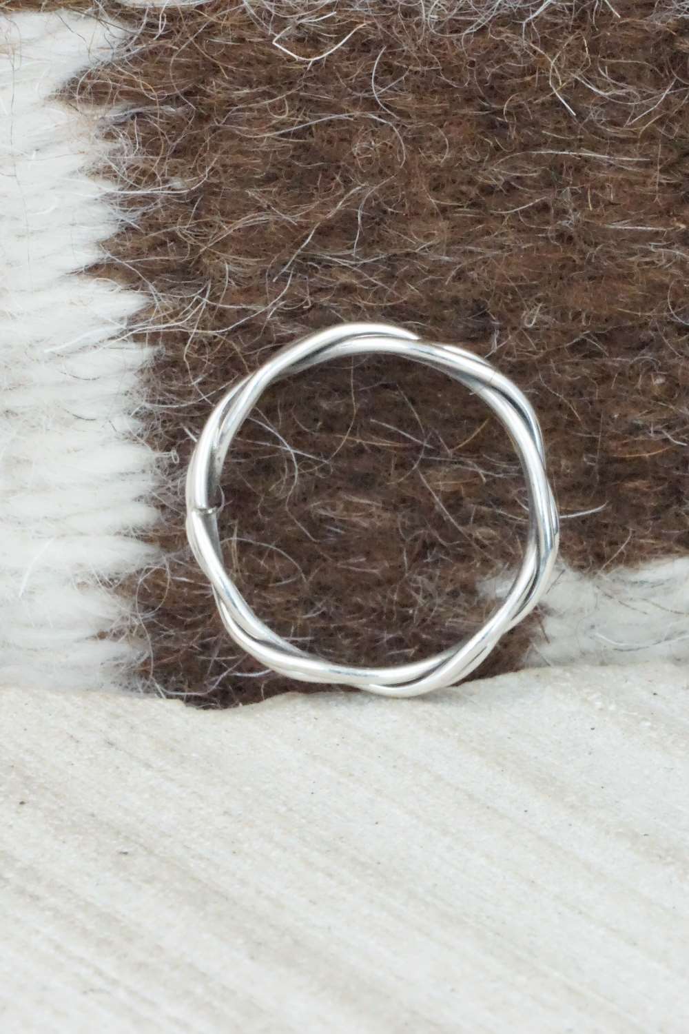 Sterling Silver Ring - Elaine Tahe - Size 8