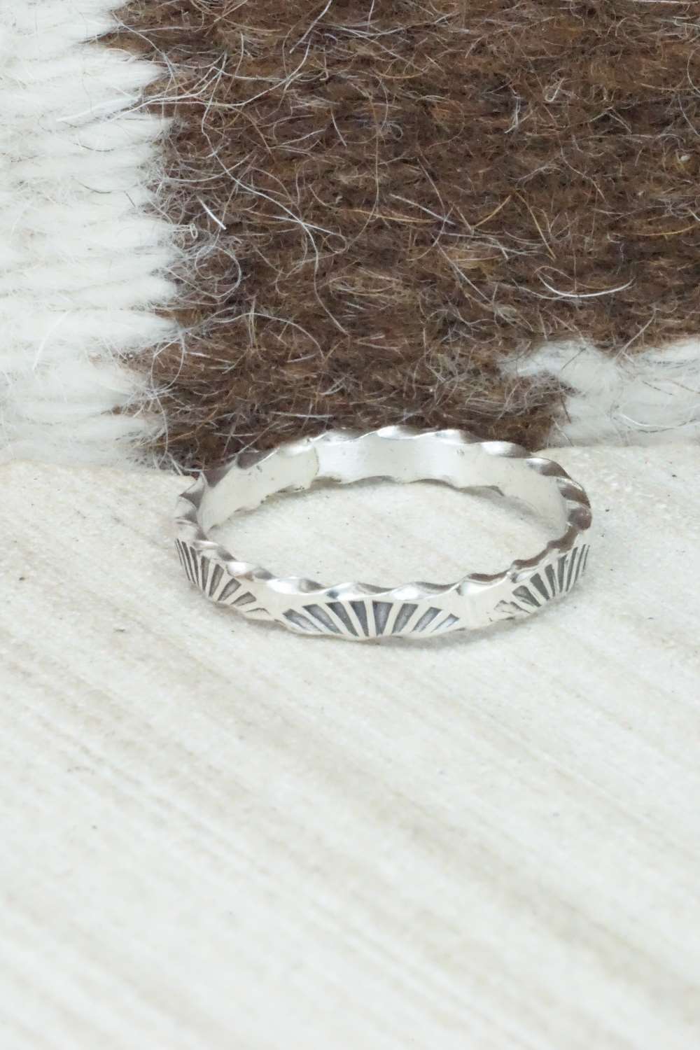 Sterling Silver Ring - Elaine Tahe - Size 11