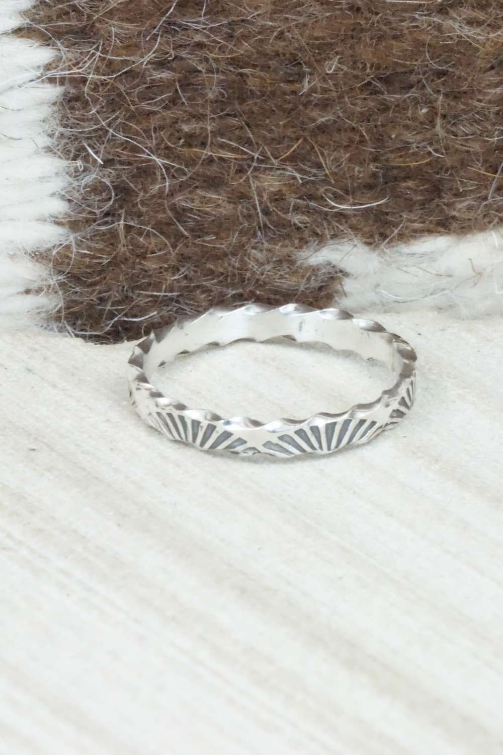 Sterling Silver Ring - Elaine Tahe - Size 11