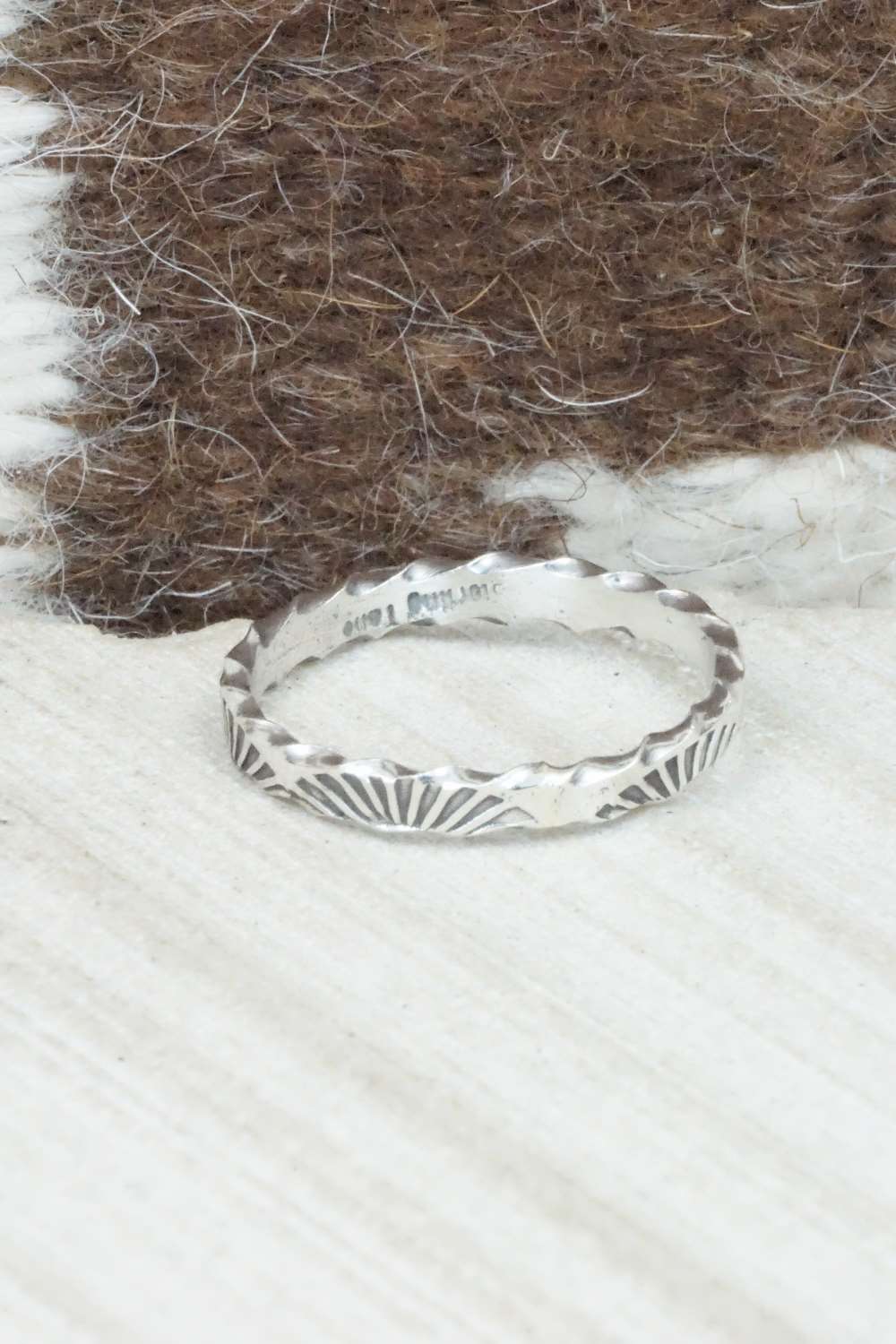 Sterling Silver Ring - Elaine Tahe - Size 10