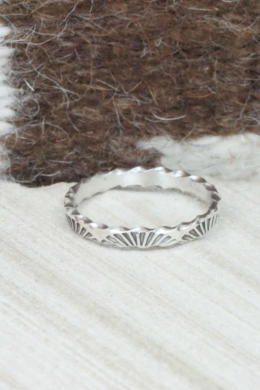 Sterling Silver Ring - Elaine Tahe - Size 11