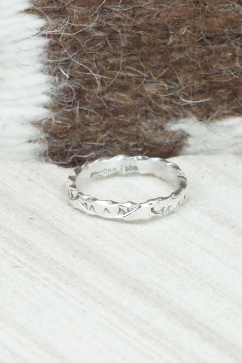 Sterling Silver Ring - Elaine Tahe - Size 6