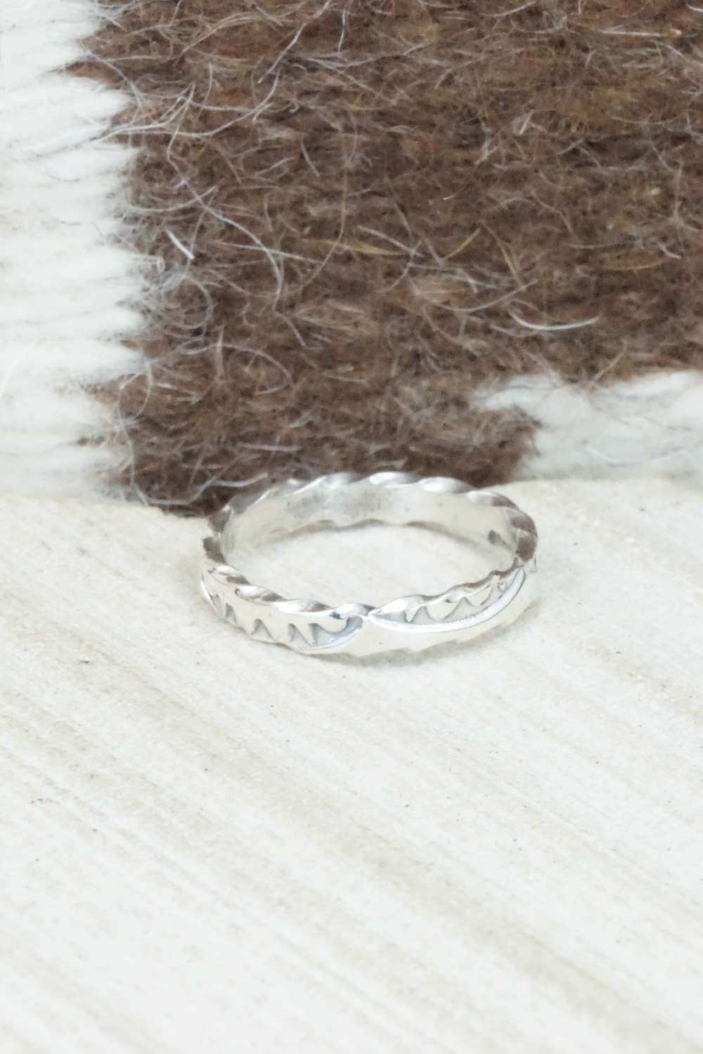 Sterling Silver Ring - Elaine Tahe - Size 6