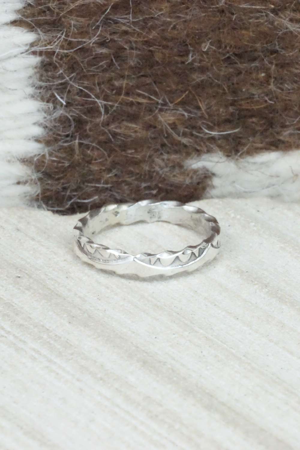 Sterling Silver Ring - Elaine Tahe - Size 6