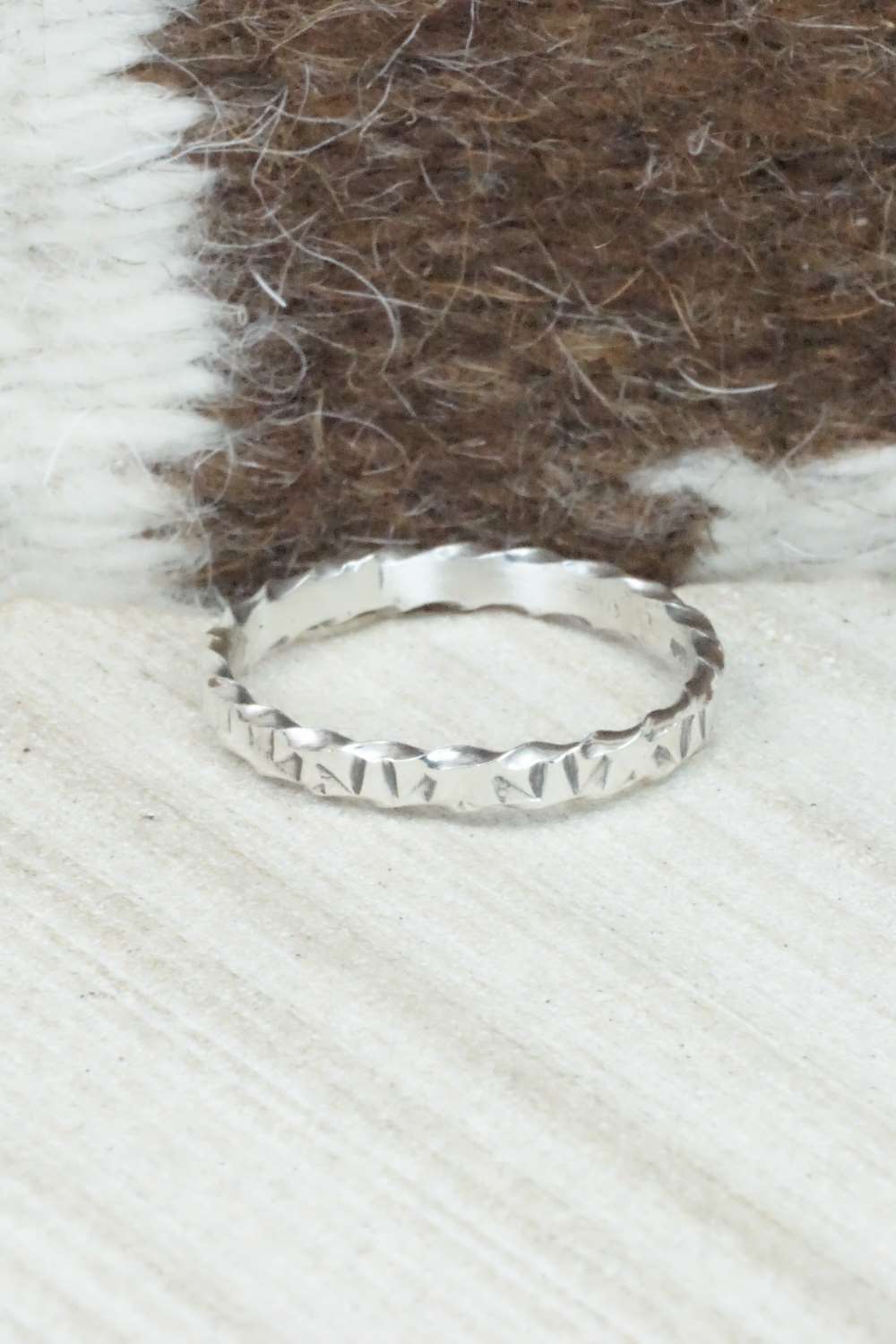 Sterling Silver Ring - Elaine Tahe - Size 11