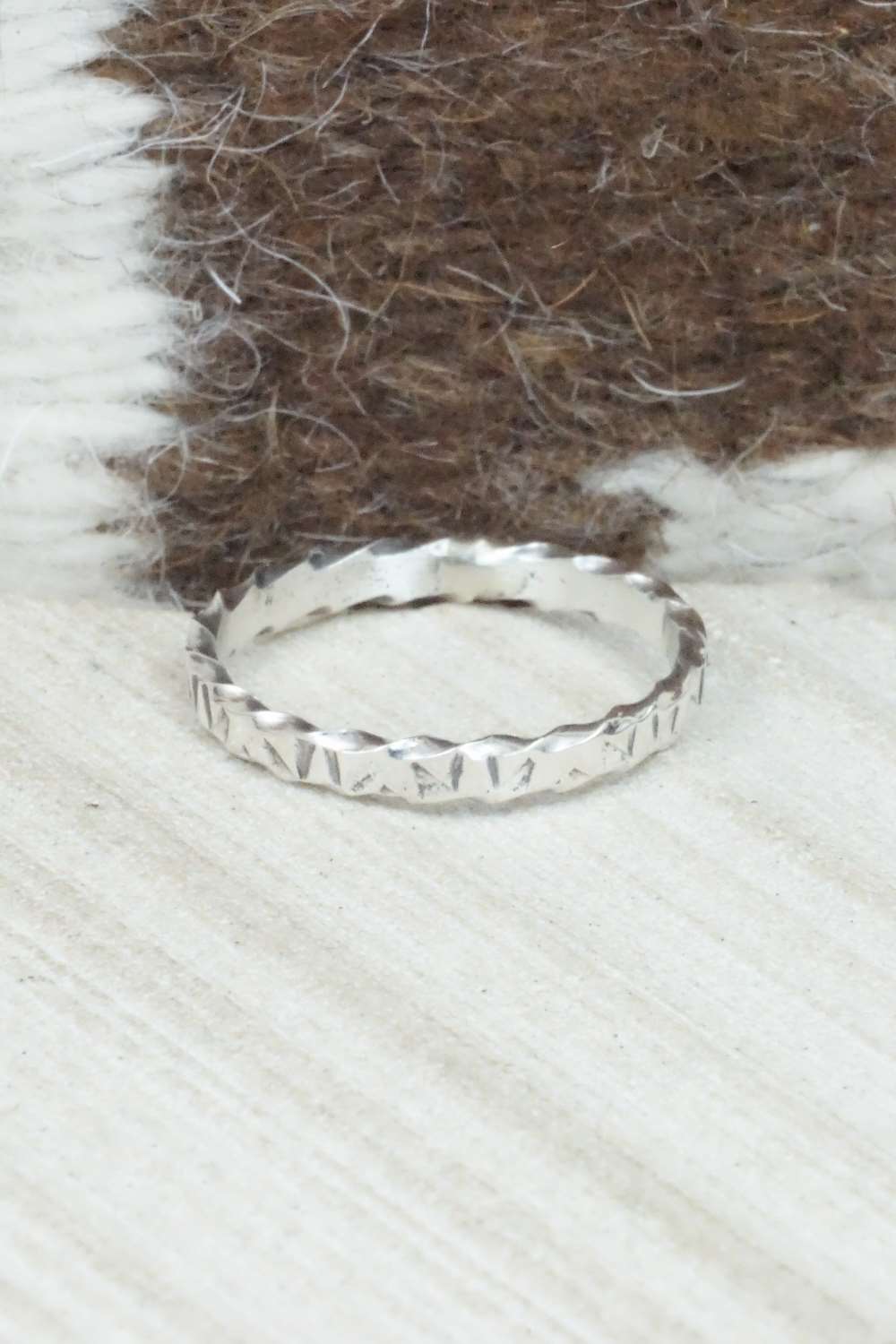 Sterling Silver Ring - Elaine Tahe - Size 11